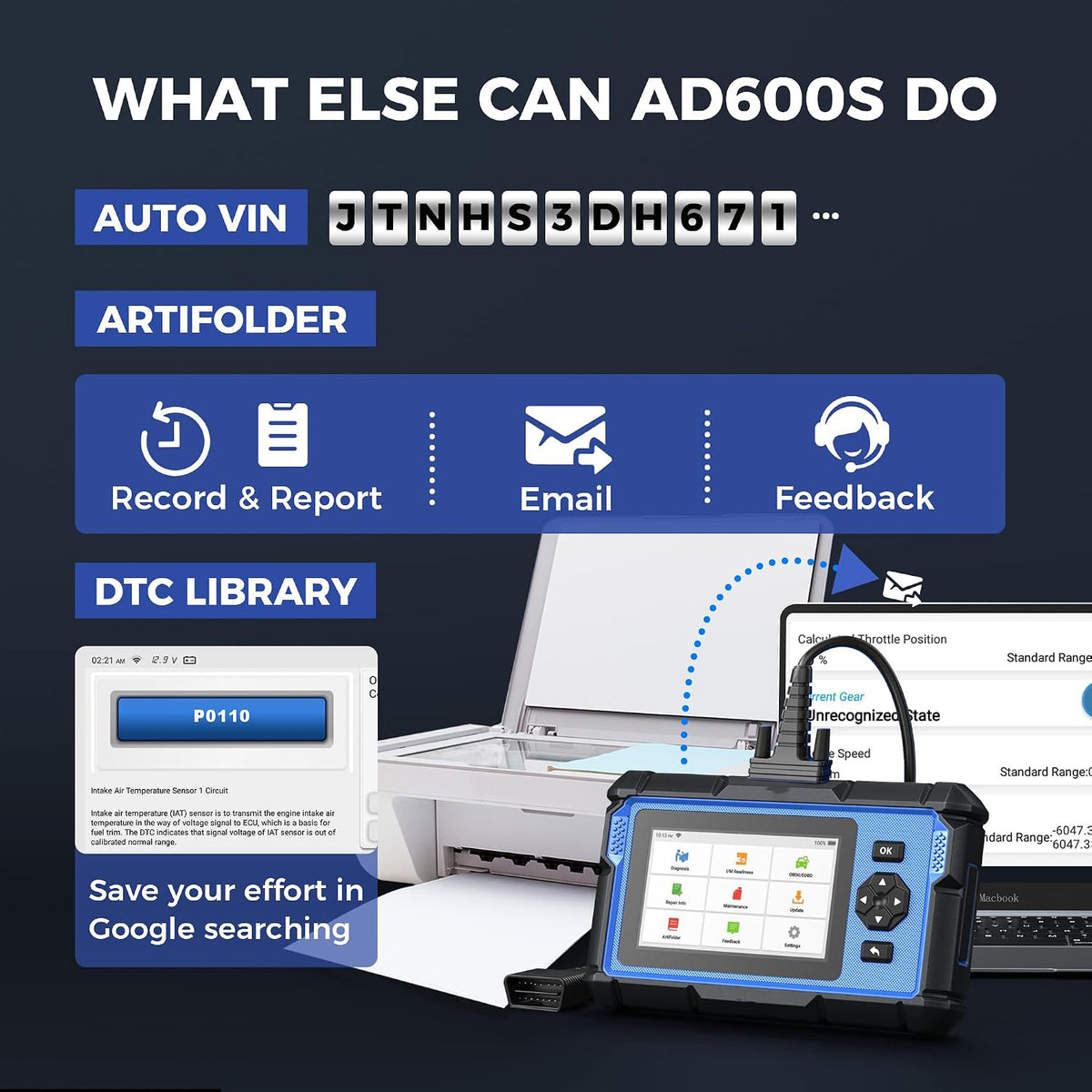 Professional  Car Diagnostic Scan Tool Upgrade